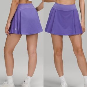 Lululemon Side-Pleat High-Rise Tennis Skirt - Charged Indigo